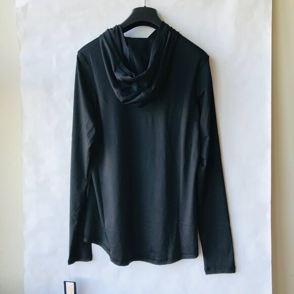 adidas Women's Baselayer  Hoodie  Long Sleeve Black NWT MSRP $65 - Picture 2 of 8